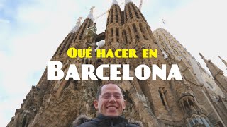 Que hacer en Barcelona 4 días  Guía turística de la ciudad [upl. by Standice]