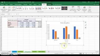 Tablas Cruzadas y gráficos comparativos EXCEL parte 1 [upl. by Noonan]