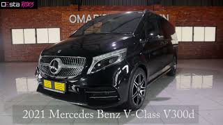 2021 MercedesBenz VClass V300D Walkthrough EXCLUSIVE FULLY SPECKED [upl. by Haidedej]