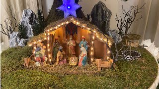 DIY NATIVITY SCENE  CHRISTMAS CRIB  SIMPLE AND EASY DIY NATIVITY SCENE [upl. by Onibag]