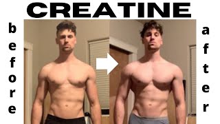 Creatine Before And After  30 Day Creatine Transformation  Creatine Monohydrate Review [upl. by Tabor420]