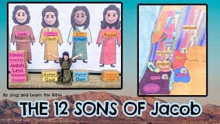 The 12 Sons of Jacob 12 Tribes of Israel Bible Song [upl. by Frederik750]