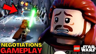 “Negotiations” Gameplay in LEGO Star Wars The Skywalker Saga [upl. by Ttayh]