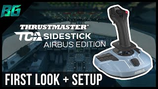 Thrustmaster TCA Sidestick Airbus Edition  FIRST LOOK  SETUP [upl. by Lehcin]