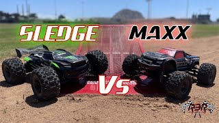 Traxxas  MAXX Vs SLEDGE [upl. by Nahraf]