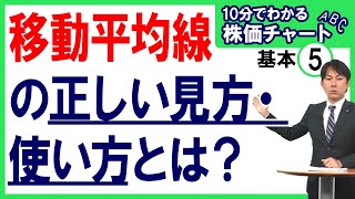 【移動平均線の正しい見方・使い方とは？】10分でわかる株価チャートABC [upl. by Anse]