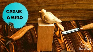 Bird Carving Tutorial for Beginners [upl. by Earla]