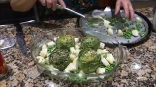 Italian Grandma Makes Stuffed Artichokes [upl. by Giannini]