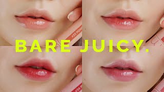 Romand Juicy Lasting Tint Swatches amp Review 🍇 Bare Juicy  롬앤 쥬시래스팅틴트 베어쥬시 전색상 발색 amp 리뷰 [upl. by Proctor66]