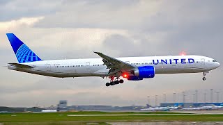 4K Beautiful Evening Plane Spotting at Chicago OHare Airport [upl. by Ynahteb]