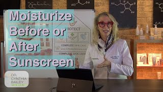 Dermatologist Skin Care  Sunscreen and Moisturizer to Fight Aging 2019 [upl. by Siurtemed]