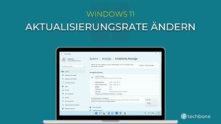 Aktualisierungsrate ändern Windows 11 [upl. by Sregor]