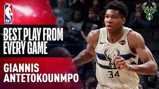 Giannis Antetokounmpo BEST PLAY from Every Game 20172018 [upl. by Lipcombe]