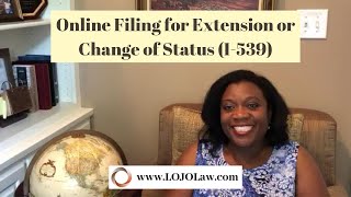 Filing Online to ExtendChange Status I539 [upl. by Heer]