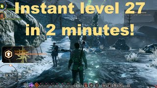 Dragon Age Inquisition  INSTANT MAX LEVEL CHEAT CODE [upl. by Ettegdirb833]