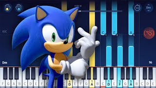 Sonic the Hedgehog  Green Hill Zone  EASY Piano Tutorial [upl. by Burtie]