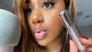 ASMR  100 Layers of Lipgloss Mouth Sounds amp Kisses [upl. by Shaner787]