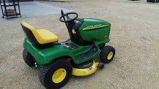 John Deere LT155 Riding Mower [upl. by Esbensen]