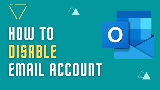 How to disable an email account in Outlook [upl. by Alyag]