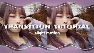 Transition Tutorial  Alight Motion [upl. by Taber]