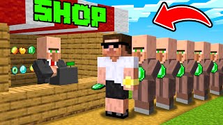 This Villager Open A illegal Shop in Minecraft [upl. by Catha]