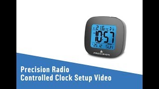 Precision Radio Controlled Clock Setup Video [upl. by Merc273]