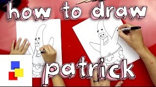 How To Draw Patrick From Spongebob [upl. by Enairda]