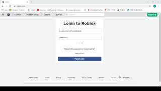 How to log in to your roblox website account [upl. by Ashil]