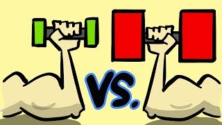 Light Weights Vs Heavy Weights [upl. by Demakis]