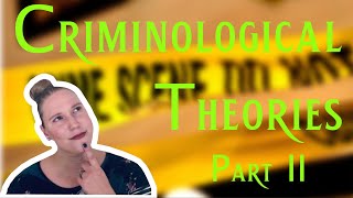 Criminological Theories with Examples from Movies PART 2 [upl. by Pincas370]