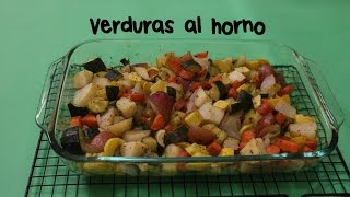 Vegetales al horno fácil y delicioso [upl. by Fanny]