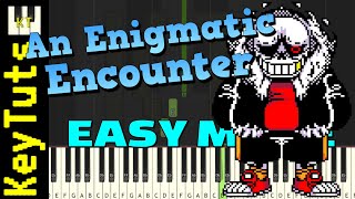 An Enigmatic Encounter Undertale Last Breath  Phase 3  Easy Mode Piano Tutorial Synthesia [upl. by Nylarahs]