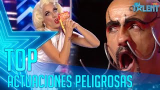 ACTUACIONES PELIGROSAS que te dejarán SIN RESPIRACIÓN  Got Talent España [upl. by Cita]