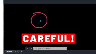 AUTOCAD TRICK fix ZOOM EXTENTS PROBLEM [upl. by Selbbep]