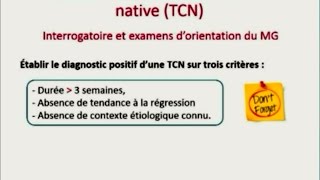 Conduite à tenir devant une Toux native chronique [upl. by Paterson376]