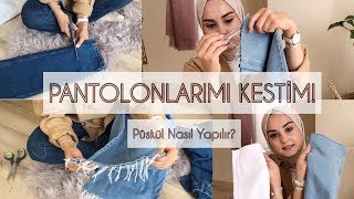 PANTOLONLARIMI KESTİM Püskül Nasıl Yapılır [upl. by Sirrah]