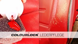 LEDERREINIGUNG – LEDERREPARATUREN – LEDERPFLEGE – AUTOLEDER  Anleitung  COLOURLOCK [upl. by Nenney]