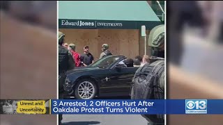 George Floyd Protest In Oakdale Turns Violent [upl. by Magen]