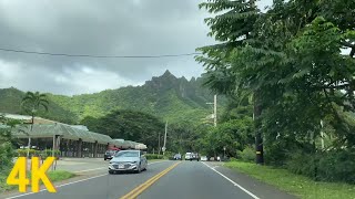 Oahu Hawaii Around the Island Drive  4K Road Trip Complete Drive USA Dash Cam Tour [upl. by Parrott630]