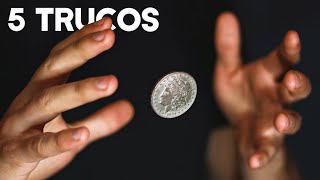 5 TRUCOS CON MONEDAS FÁCILES DE HACER [upl. by Spada]