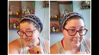 How to make a hair net snood [upl. by Costello]