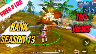 Season 13 FREE FIRE FIRST SQUAD RANKED GAME PLAY IN FF LIVE  GAITONDE [upl. by Nhabois]