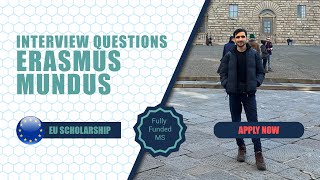 10 Questions Students dont know in ERASMUS MUNDUS INTERVIEW [upl. by Yerdna405]