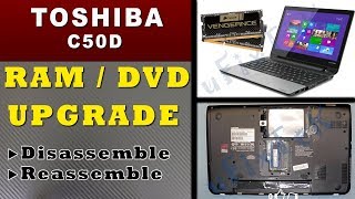 FULL Toshiba Satellite C50 Ram upgrade GUIDE [upl. by Auginahs225]