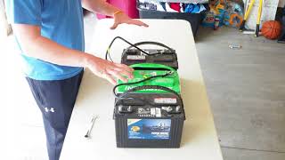 How to Wire a 24V and 36V Battery System Deep Wiring Trolling Motor Batteries in Series [upl. by Zashin]