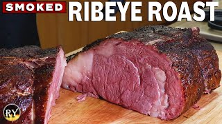 Ribeye Roast Smoked On The Pit Barrel Cooker [upl. by Richlad]