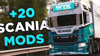 20 Scania Mods for ETS2 [upl. by Kessia]