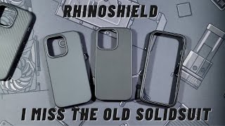 I Miss The Old Solidsuit From Rhinoshield  iPhone 14 Pro amp iPhone 13 Pro Solidsuit Comparison [upl. by Saville396]