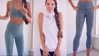 YOGAWORKOUT CLOTHING HAUL TRY ON [upl. by Iey]