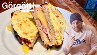 Killer Croque Monsieur 🥪 with homemade Béchamel [upl. by Ffoeg]